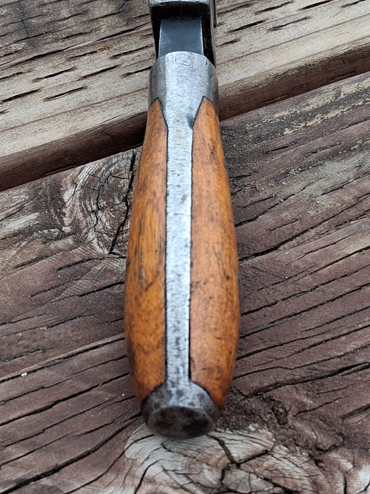 Antique P. S. & W. Co. 8.2” Solid Bar Pipe Wrench Pat. Jan. 14, 1896 Made In USA