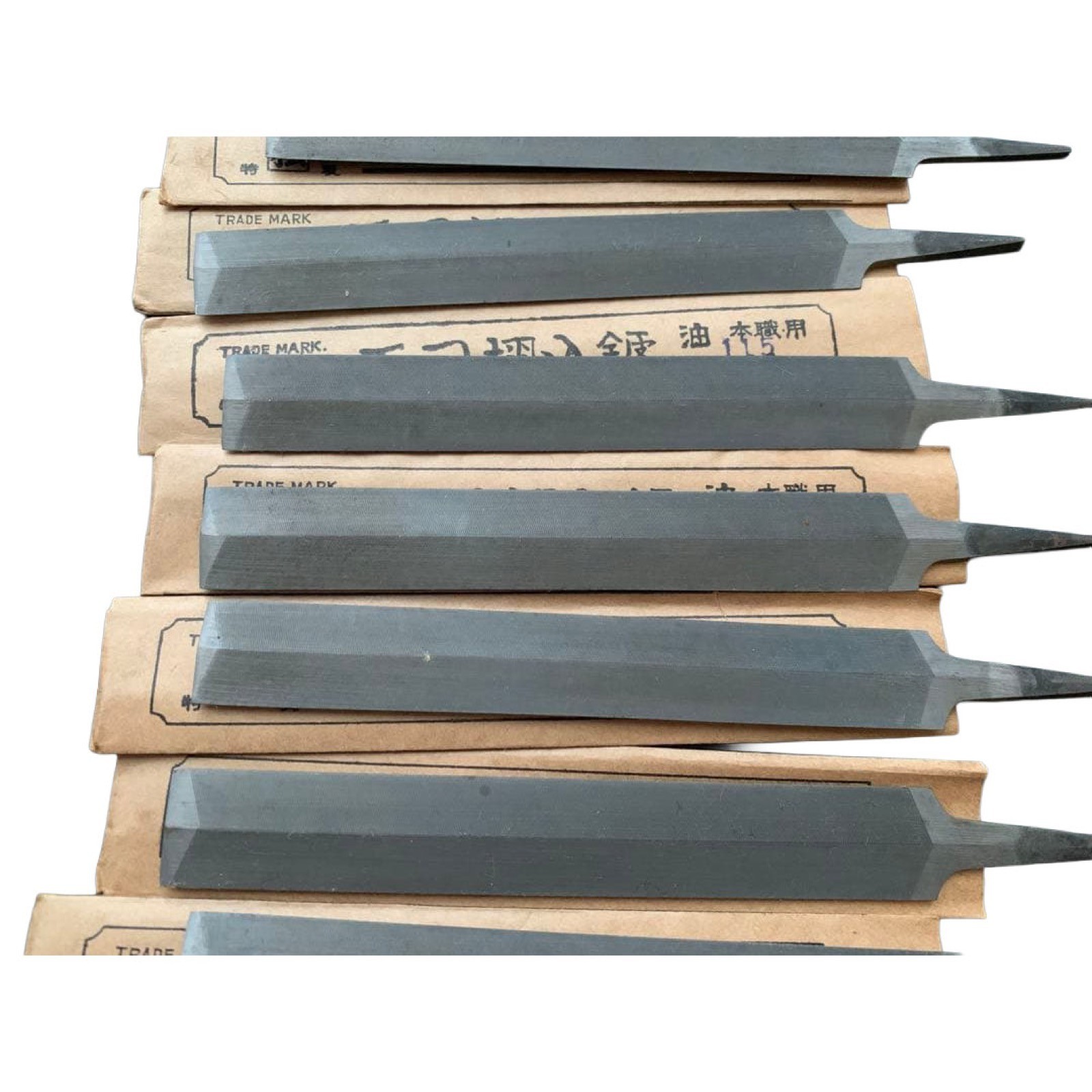 Kakumatsu Japanese Saw Sharpening File Double Edge Taper Smooth Cut Set of 12