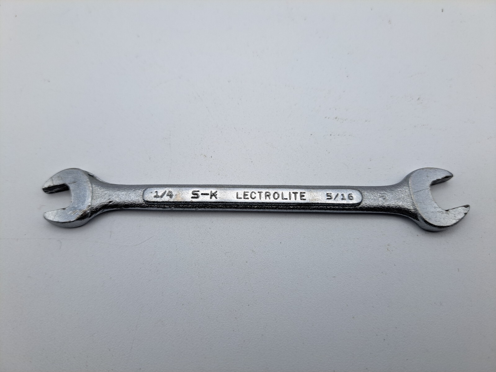 Vintage S-K Lectrolite No O-810 1/4 x 5/16 Open End Wrench – Made in USA
