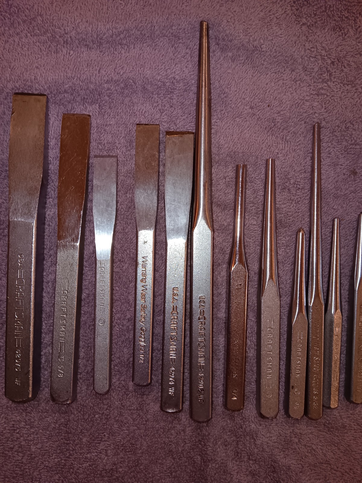 Craftsman Assorted Chisels & Punches 19 pcs.