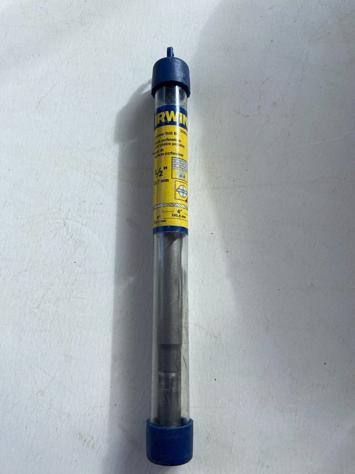 Vintage Irwin 1/2” Hammer Drill Bit Industrial Bit Tool Masonary