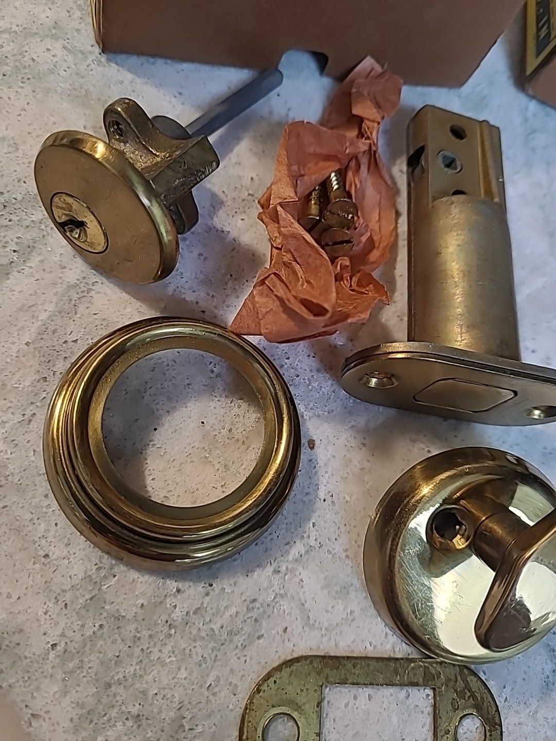 Rare 2-Vintage Sargent Pin-Tumber Cylinder Mortise Dead Lock Bored-in (B861-USA)