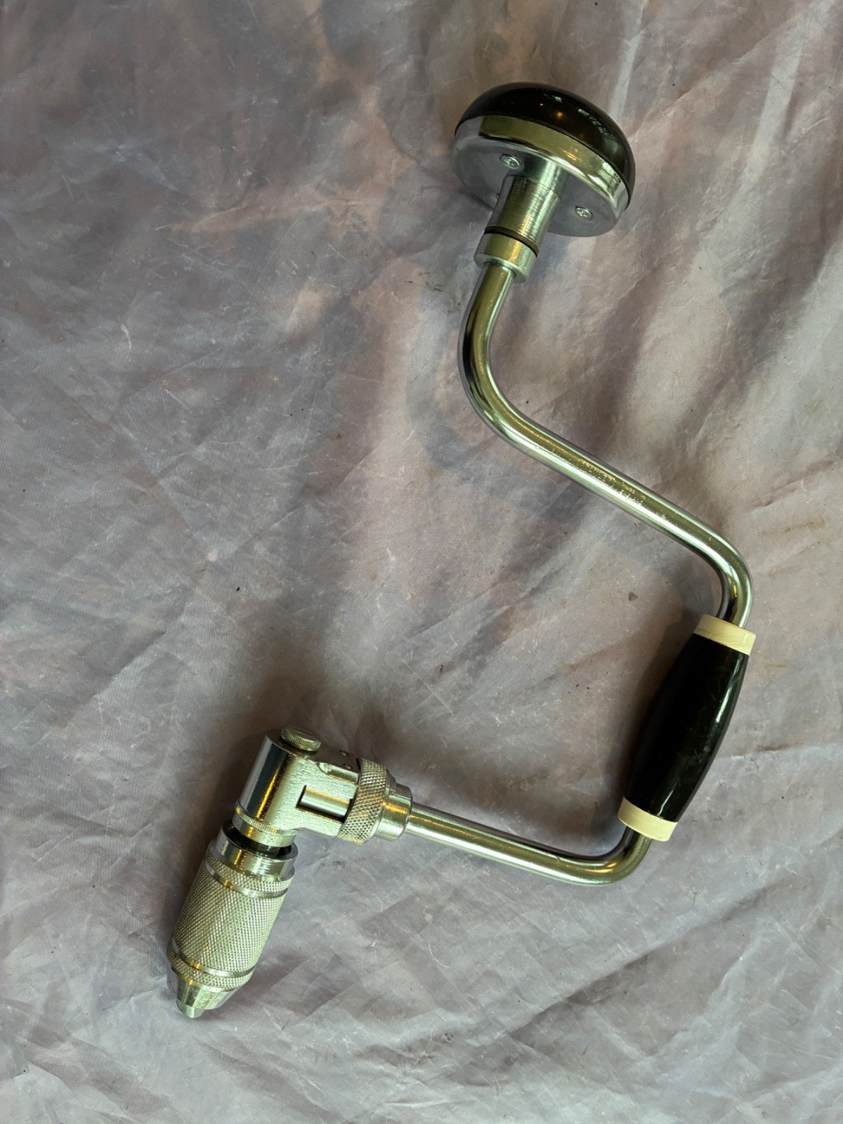VIN STANLEY 02-743 NO 73-12 RATCHETING BRACE DRILL MADE IN ENGLAND EXCEL COND