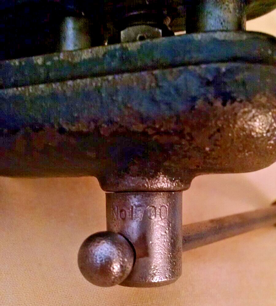 Vise Millers Falls Tools No 1700 Vintage Bench Anvil Black Hobby General Purpose
