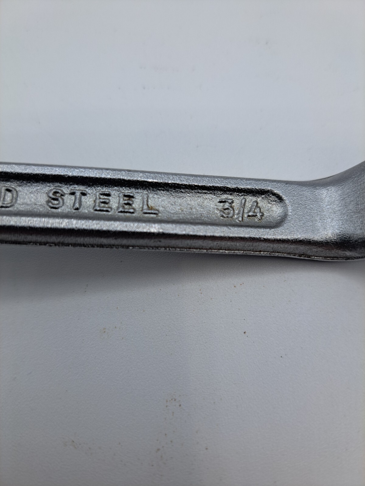 Vintage Forged Steel 3/4 x 25/32 Deep Offset Box End Wrench, Made in USA