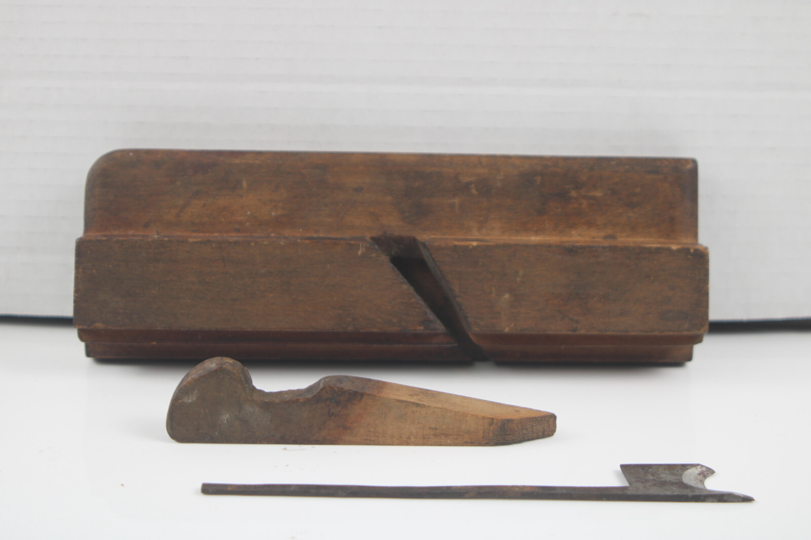 Antique Vintage Stewart, D. Nicholson 5/8″ Side Bead Moulding Plane Inv#AC114w