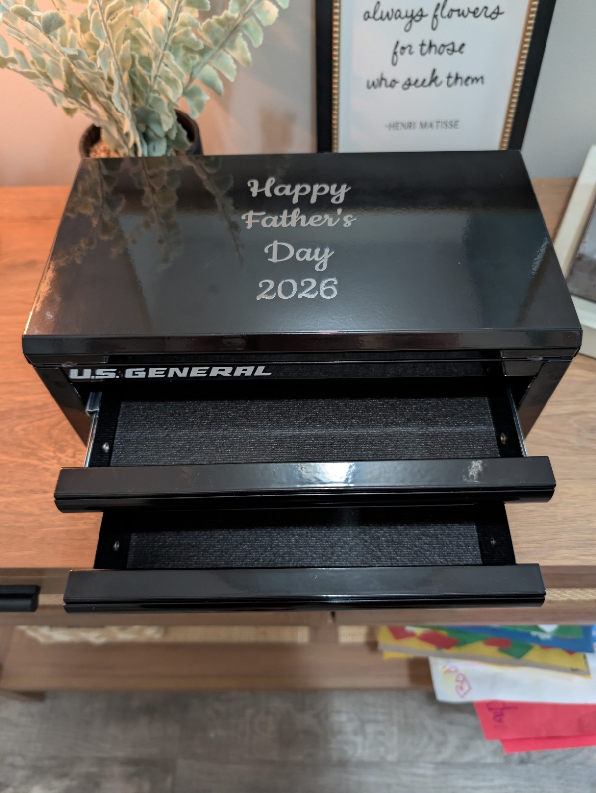 Customized Mini Steel Toolbox, U.S. GENERAL, *BRAND NEW IN THE BOX*