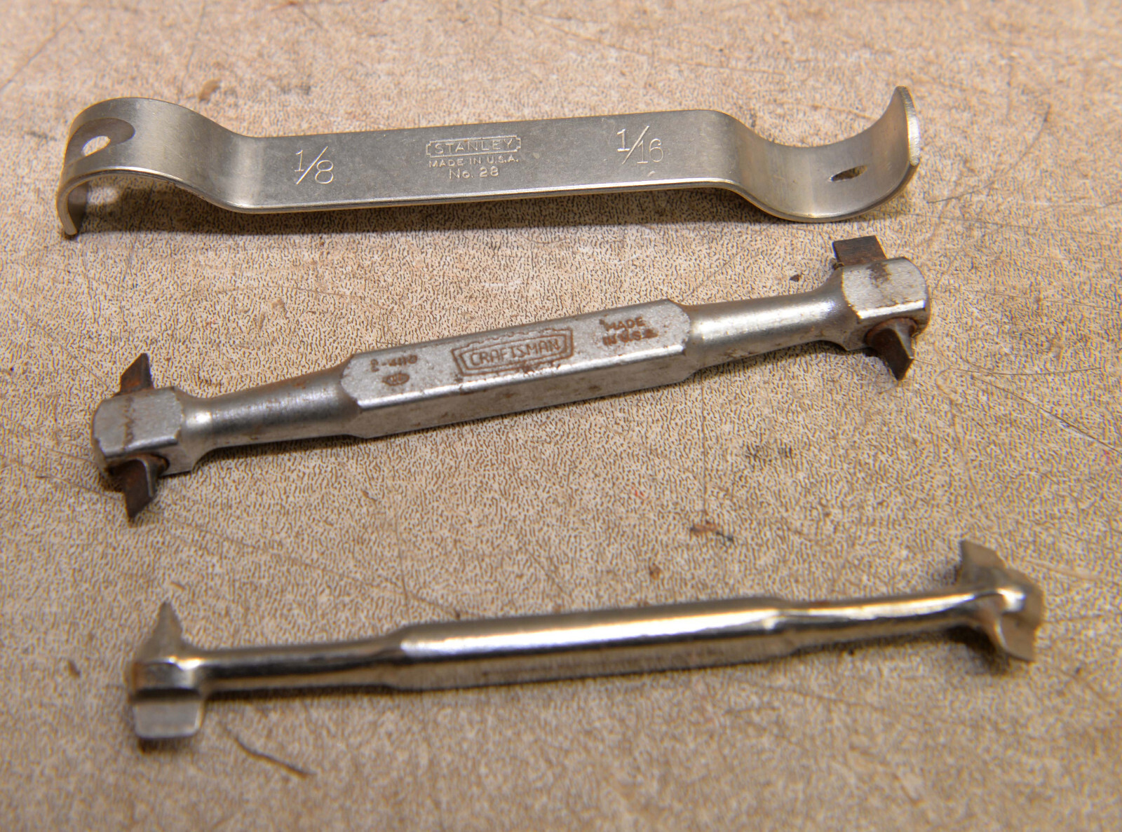 Goodell Pratt No 199 & Craftsman 9-4110 & Stanley No 26 collectible mechanic lot