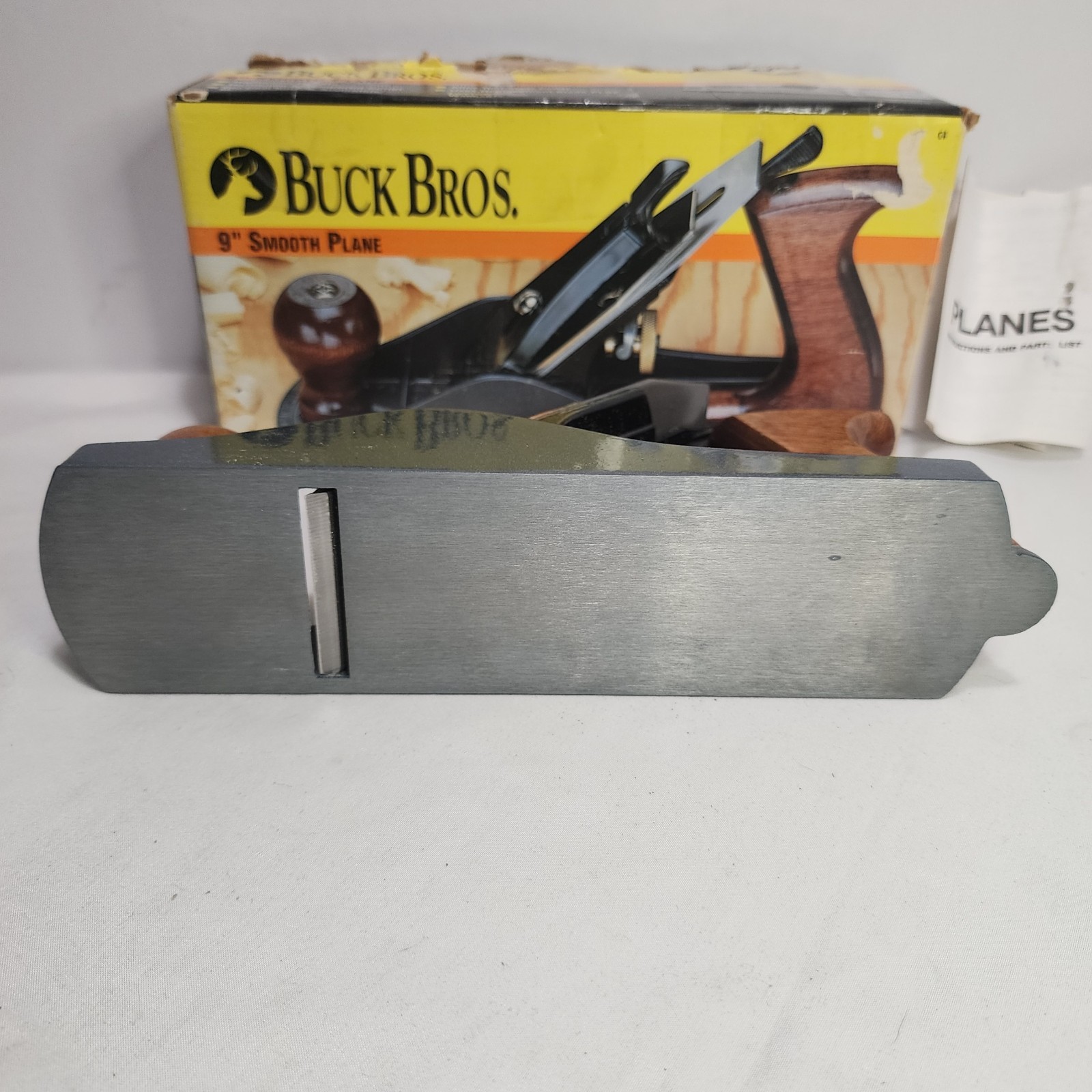 BUCK BROS. 9″ Bench SMOOTH Plane Wood Shave Hand Planer Woodworking Tool – NEW