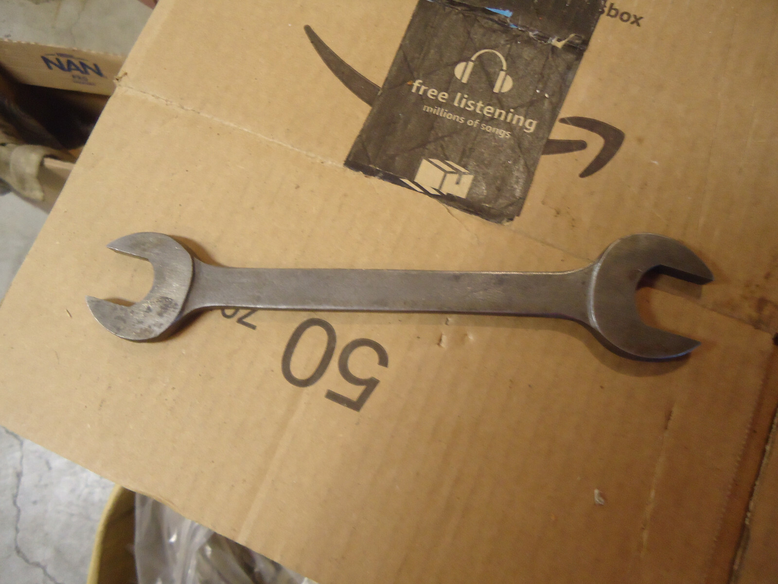 Vintage PLOMB TOOL No. 3039 PLVMB TOOL Co. 7/8″ x 3/4″ Open-End Wrench PLVMB J
