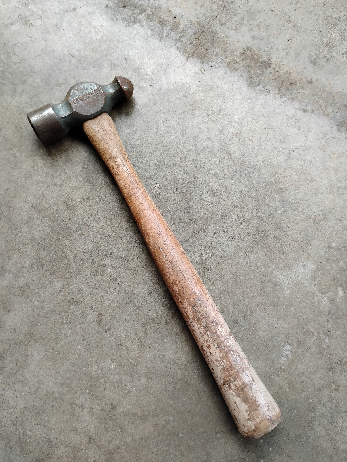 Vintage Craftsman 38484-12oz. -M Ball Peen Hammer Made In USA