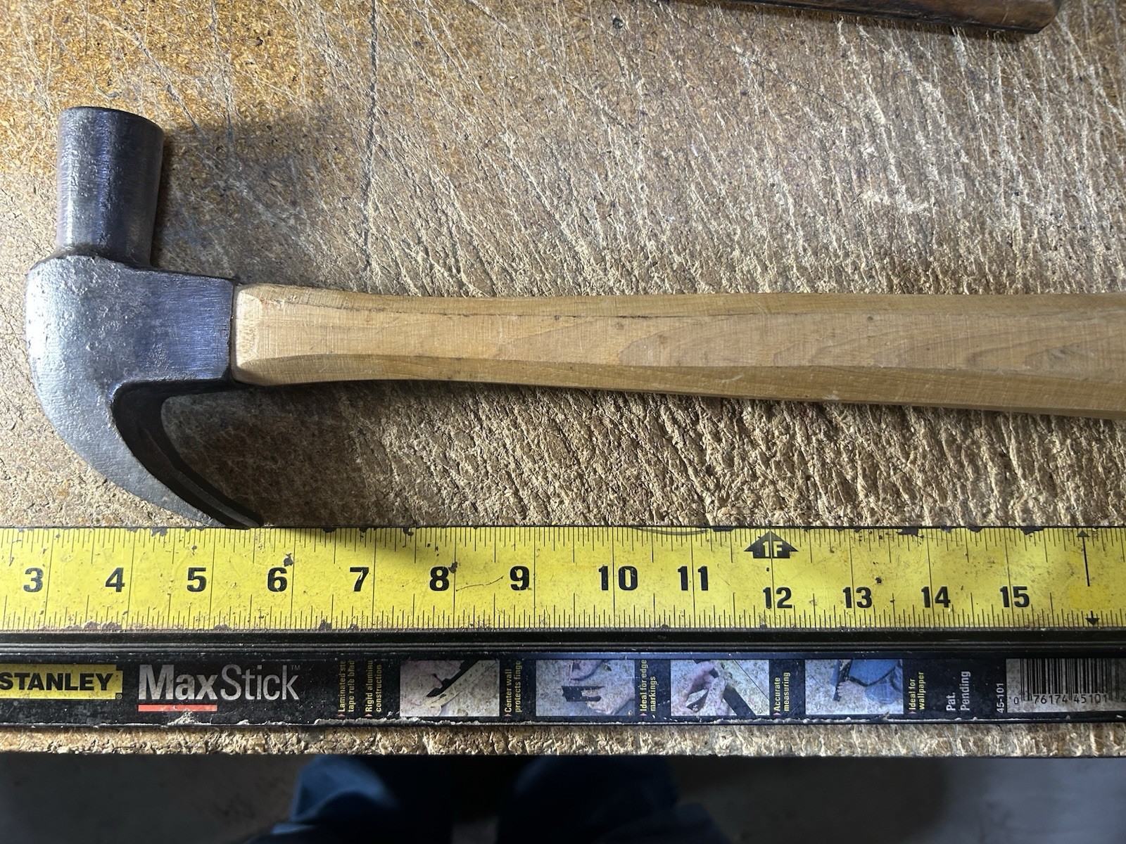 Vtg Standard Claw Hammer Tapered Head 16 Ounces