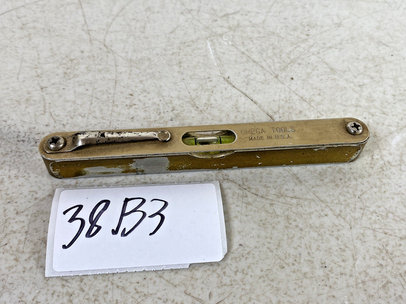 Vintage Level Omega Tool pocket bubble 38B3