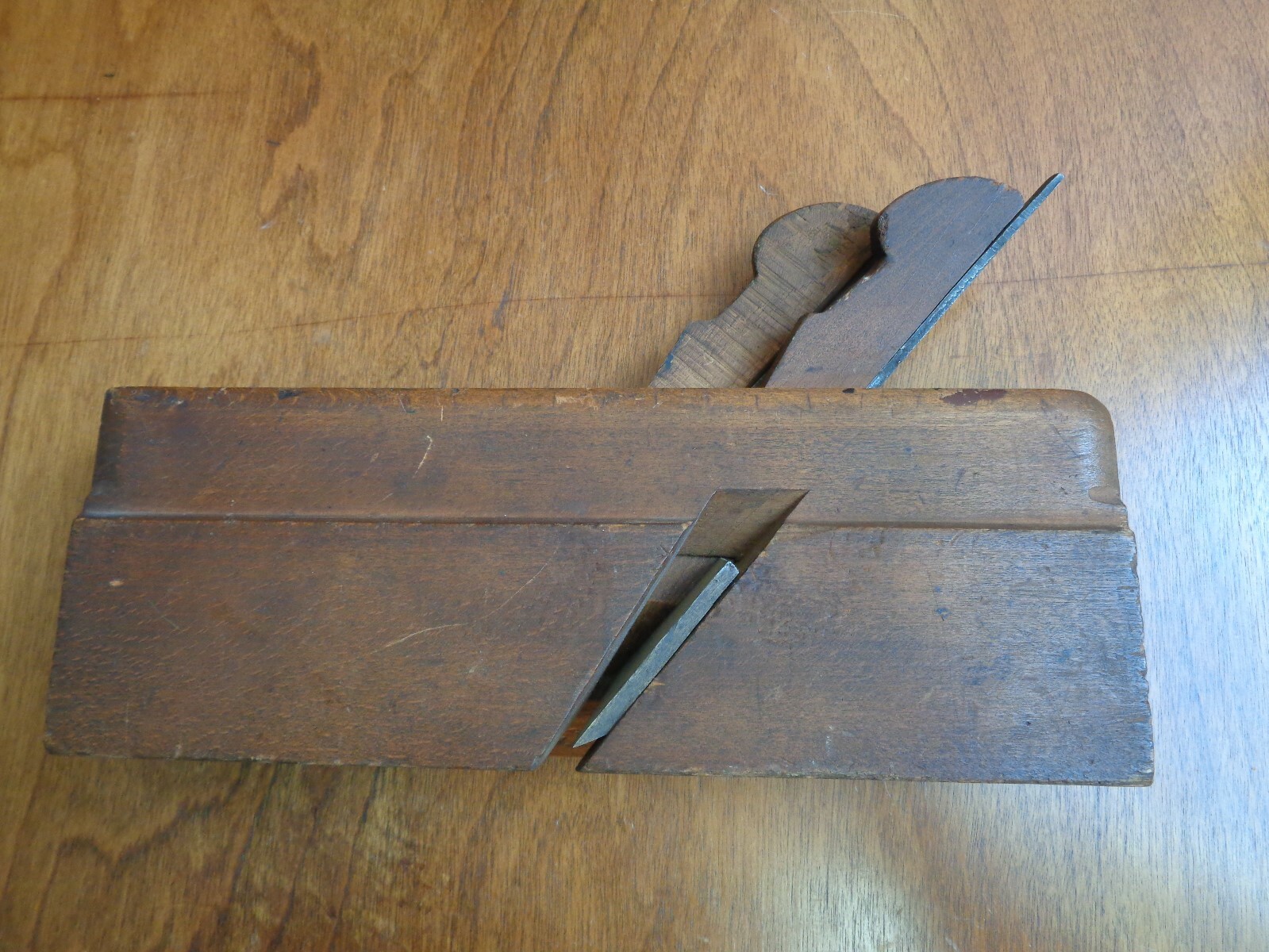 Vintage Antique Wood Round Wood 2 Blade Plane 1 1/4 #91