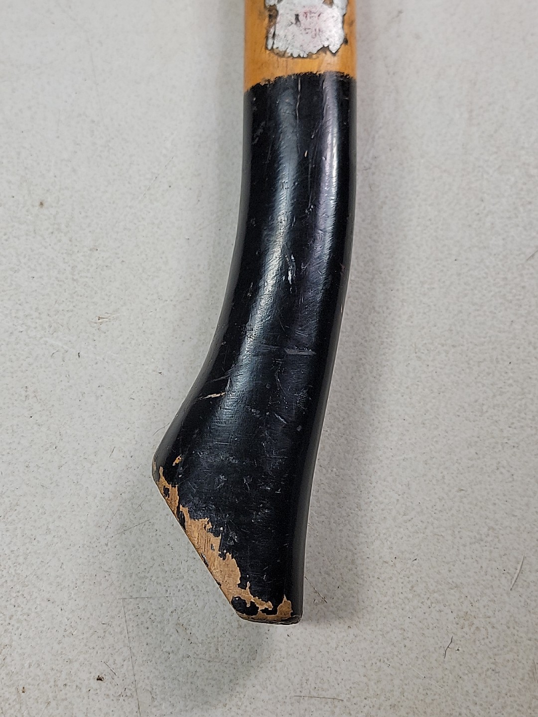 Vintage SANDVIK Sweden Camping Axe Hatchet 1-1/4lb & Leather Sheath 15″ Handle