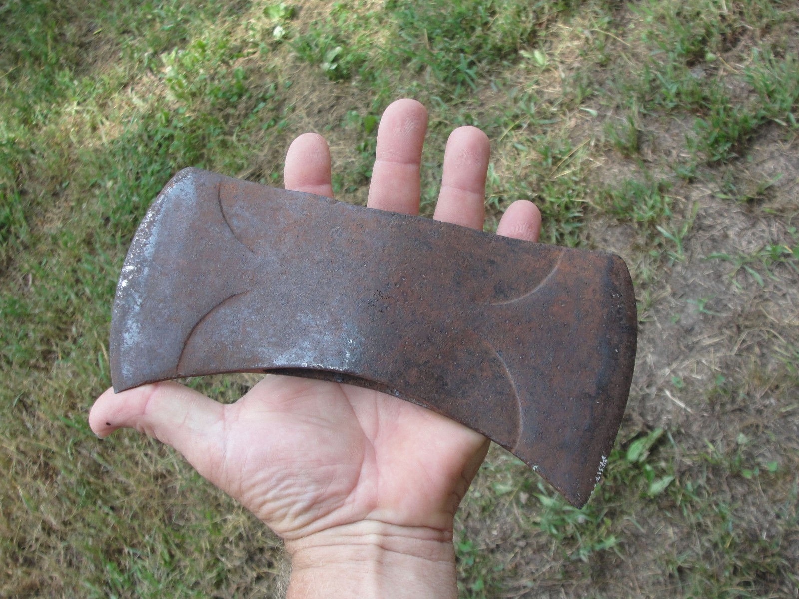 Vintage Falls City Kelly Works Double Bit Axe Head Phantom Bevels