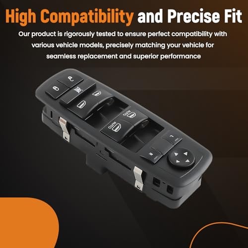 3+9 Pins Master Power Window Switch Fit for 2013-2015 Ram 1500 2500 3500 4500