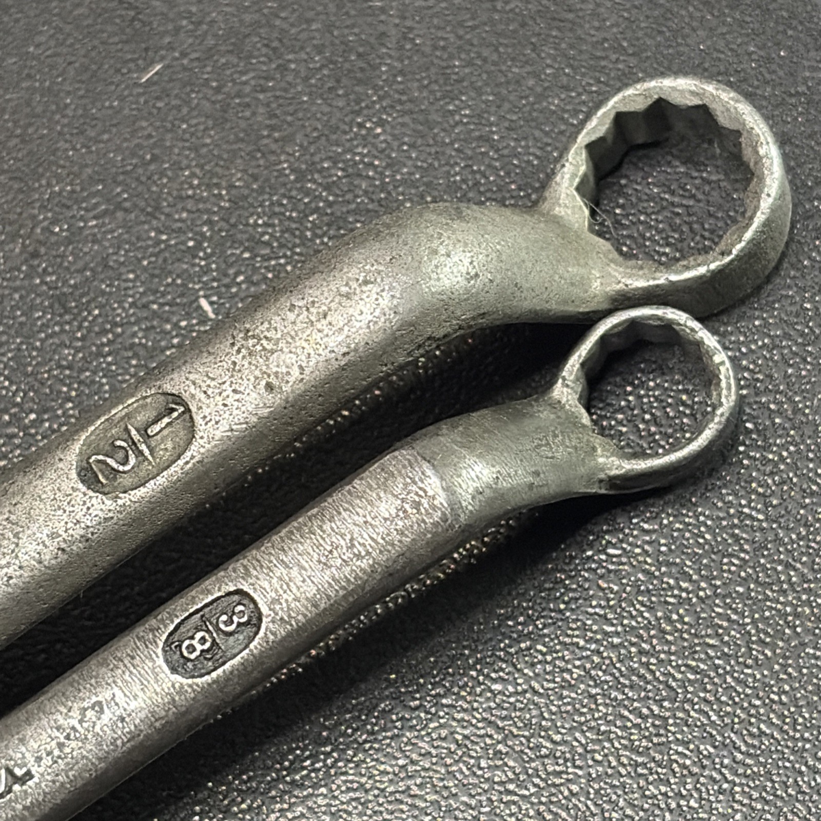 Barcalo Chrome Molybdenum 3/8” X 7/16” & 1/2” X 9/16” Offset Double Box Wrench