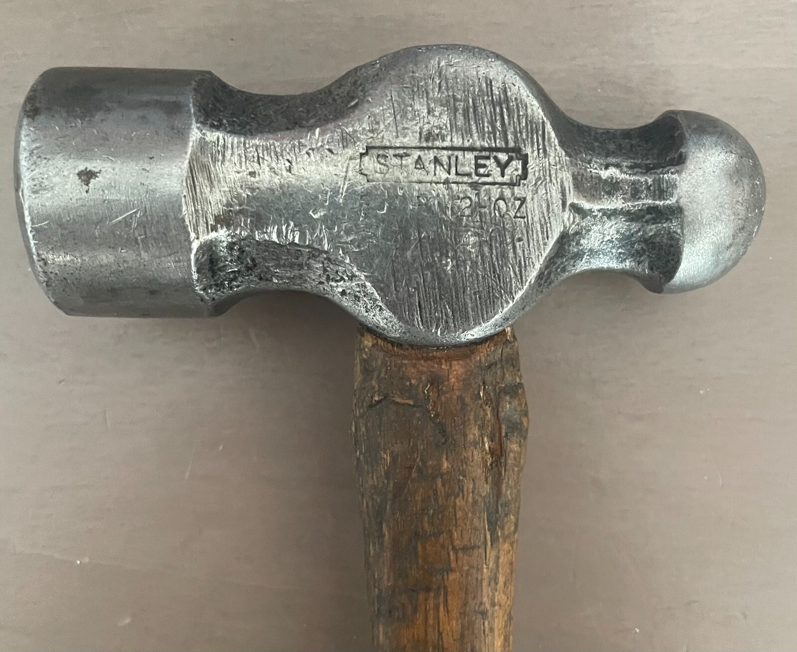 Lot of (3) Vintage STANLEY Hammers Ball Peen – Claw – Soft Face