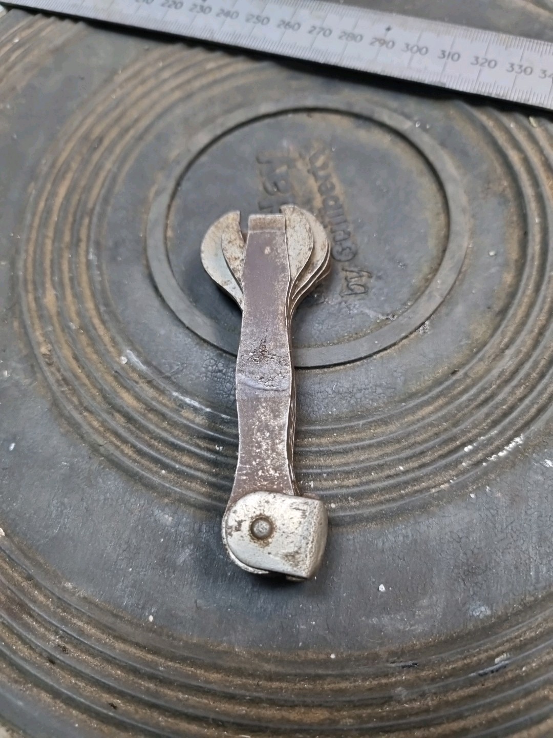 Vintage cycle Multi Tool Spanner, Screwdriver Tyre Lever Tools British made