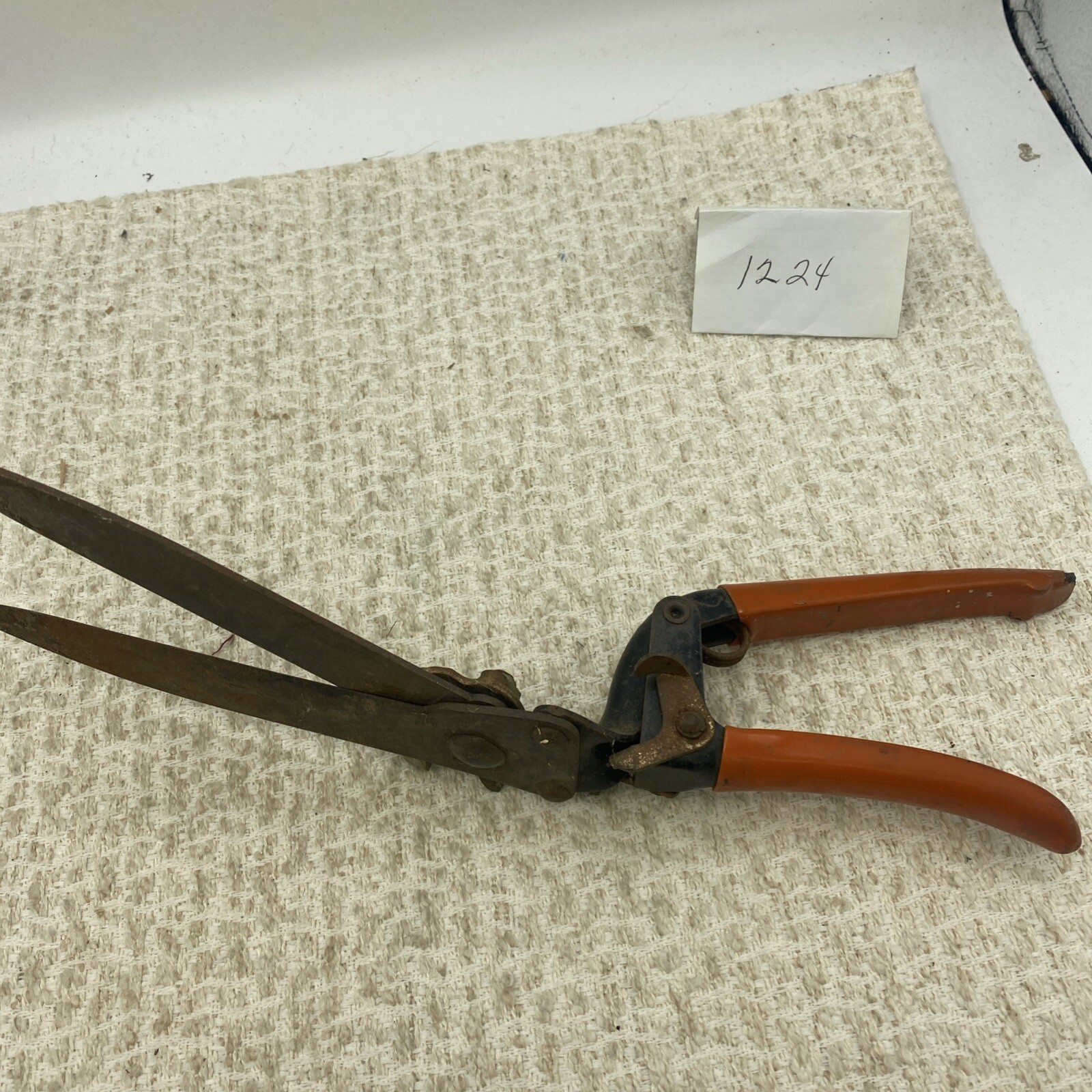 Vintage Snap Cut Clippers Pruners Shears Red Handle No 1207 Pat 2661534 Wall Art