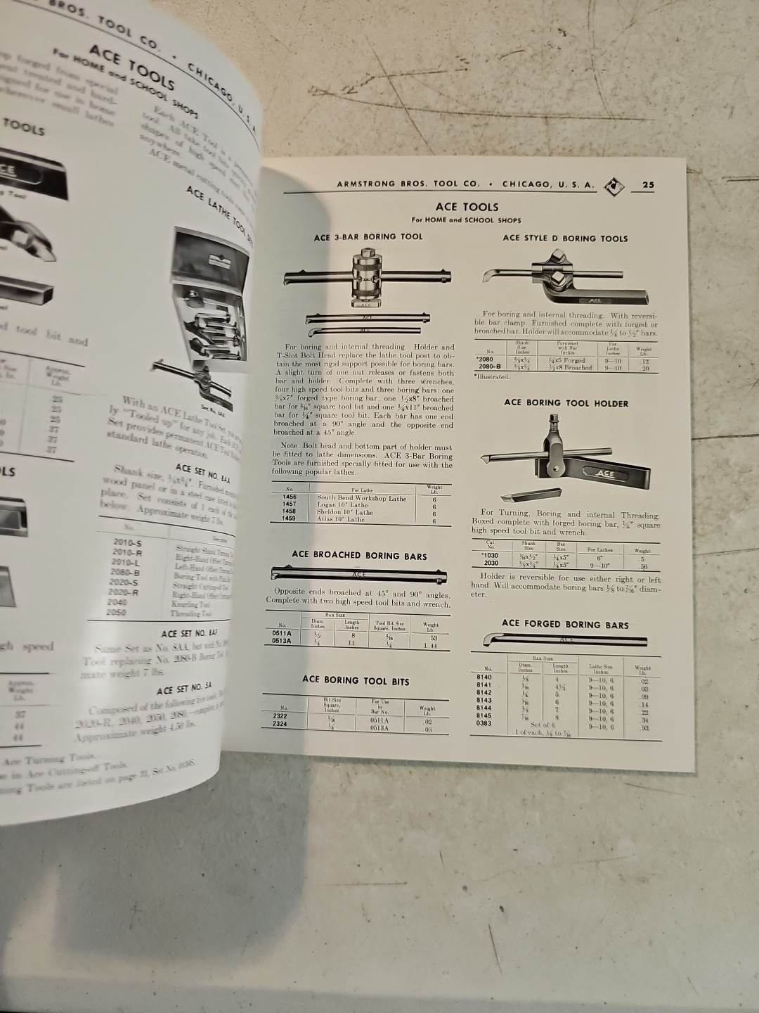 Vintage 1956 Armstrong Bros. Tool Co. Tools Catalog