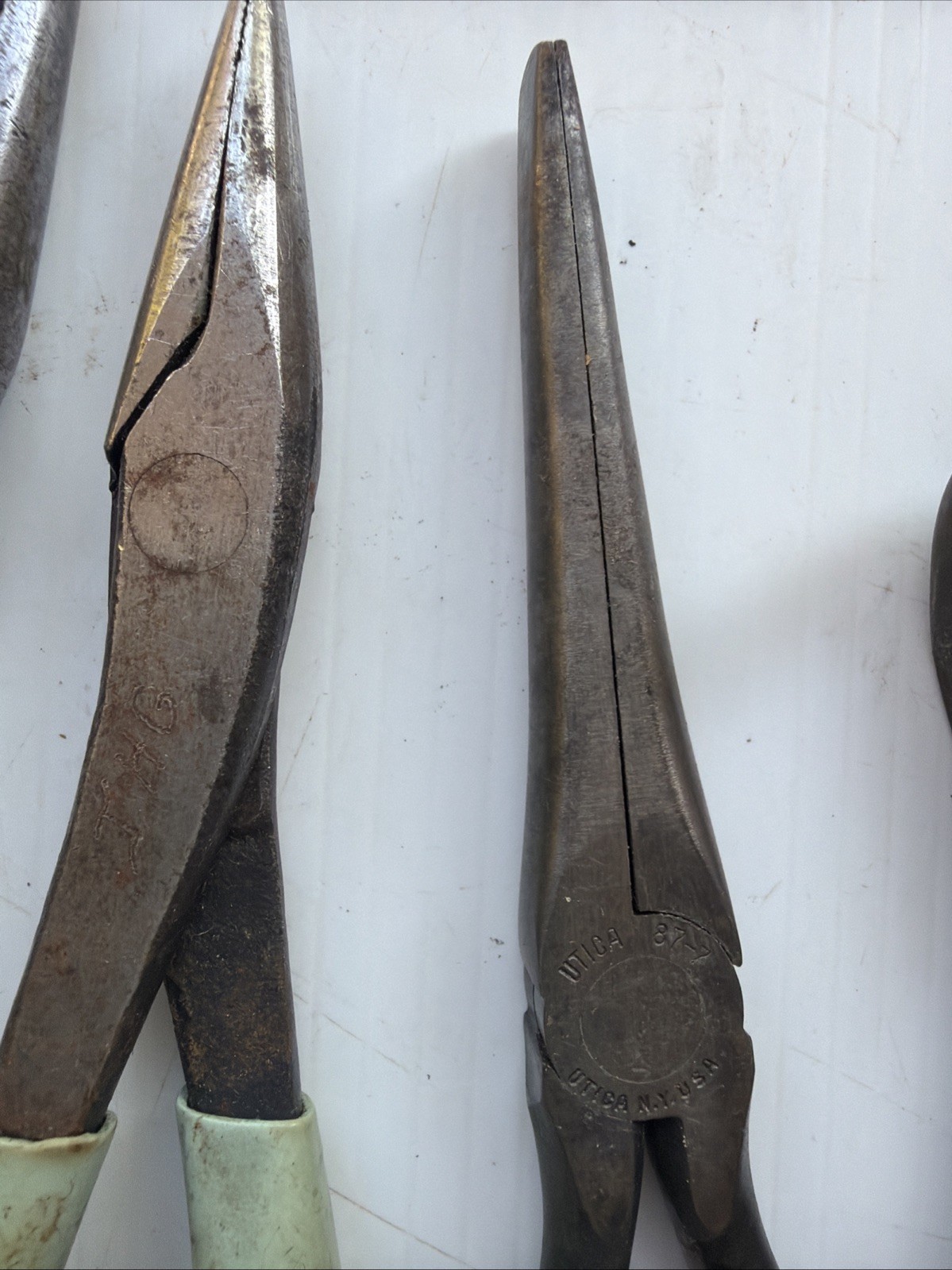 VINTAGE UTICA Pliers NEEDLE LONG NOSE / No. 31, 87-7, No. 888