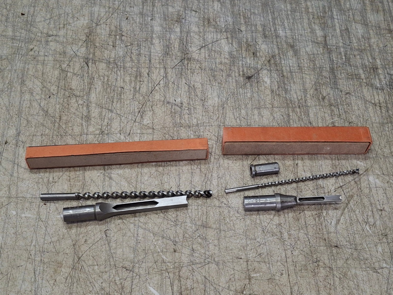 Homecraft 634 1/4″ & 636 3/8″ Mortise Hollow Chisel Delta Rockwell Drill Press