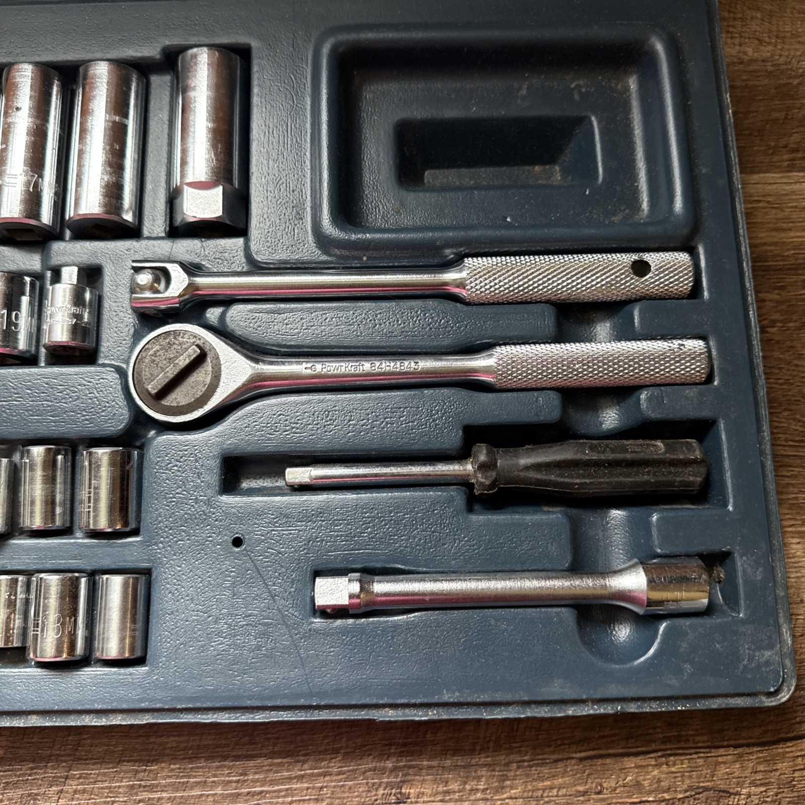 POWR KRAFT Drive Professional Socket Set Montgomery Ward Vintage