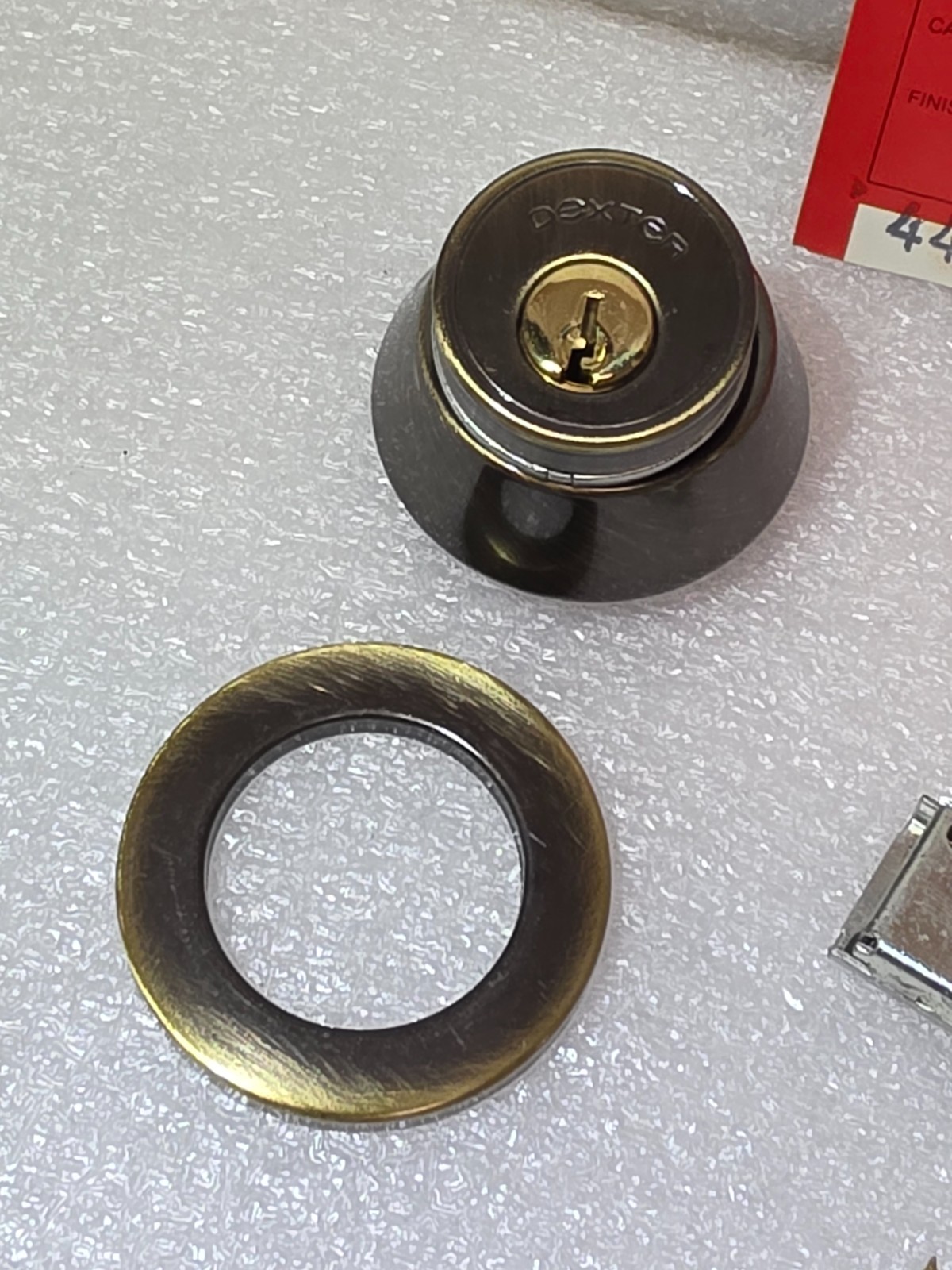 Old Dexter 4209 Double cylinder Deadbolt (Also Used On Old 1″ Thick Steel Doors)