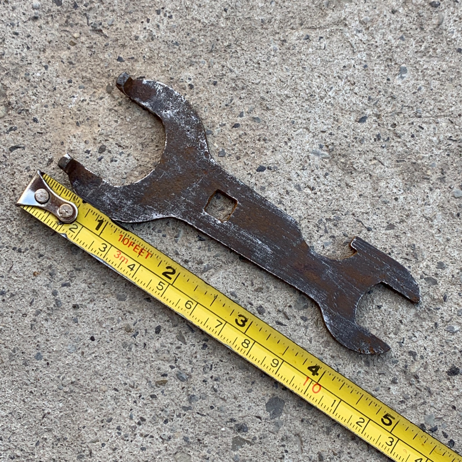Vintage Soviet Bicycle Wrench / Old Hand Tool / Made in USSR.
