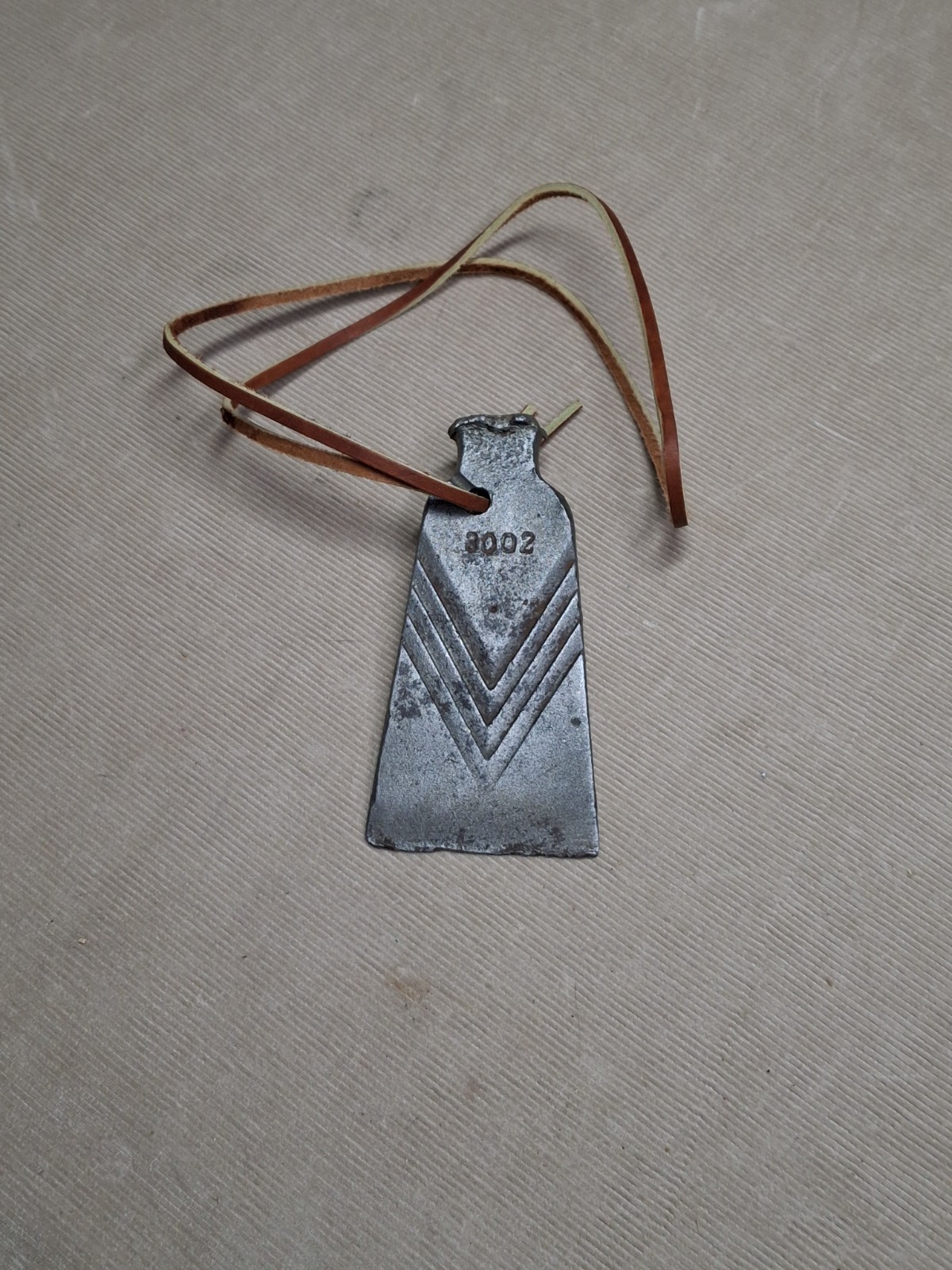 Vintage 10 oz. Chevron Style Tree Felling Bucking Logging Tool Log Saw Wedge