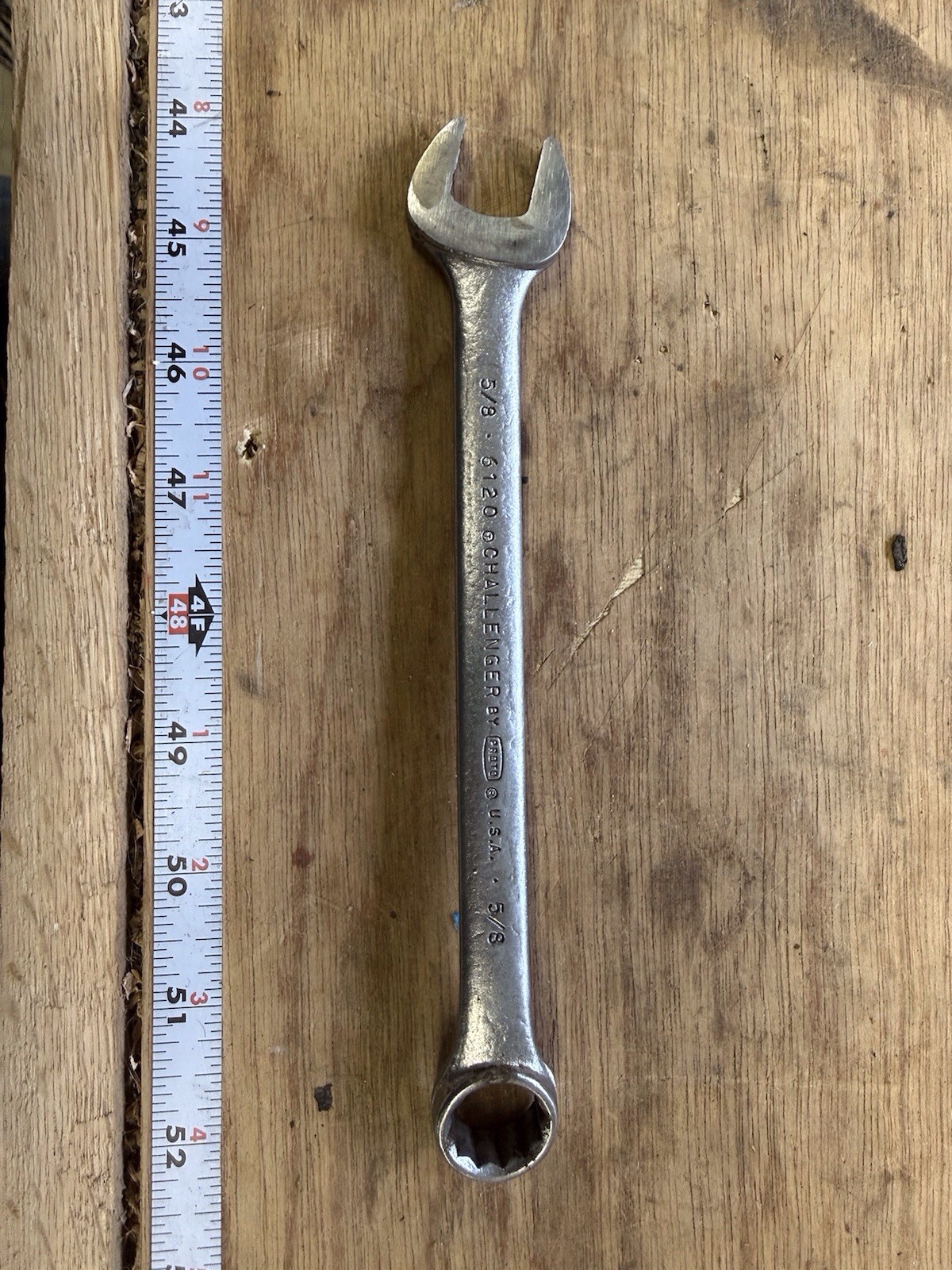 Vintage Challenger By PROTO USA 5/8 Combination Wrench #6120