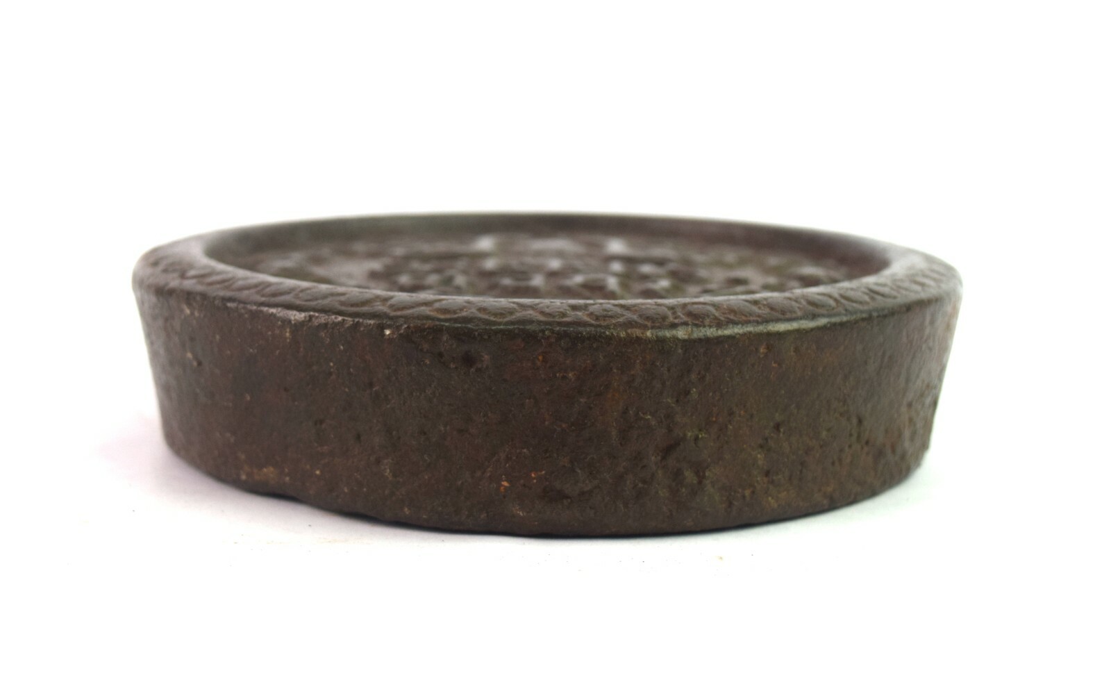 Old Vintage Solid Iron 5 Seer Round Mercantile Measuring Weight Seer. G15-288