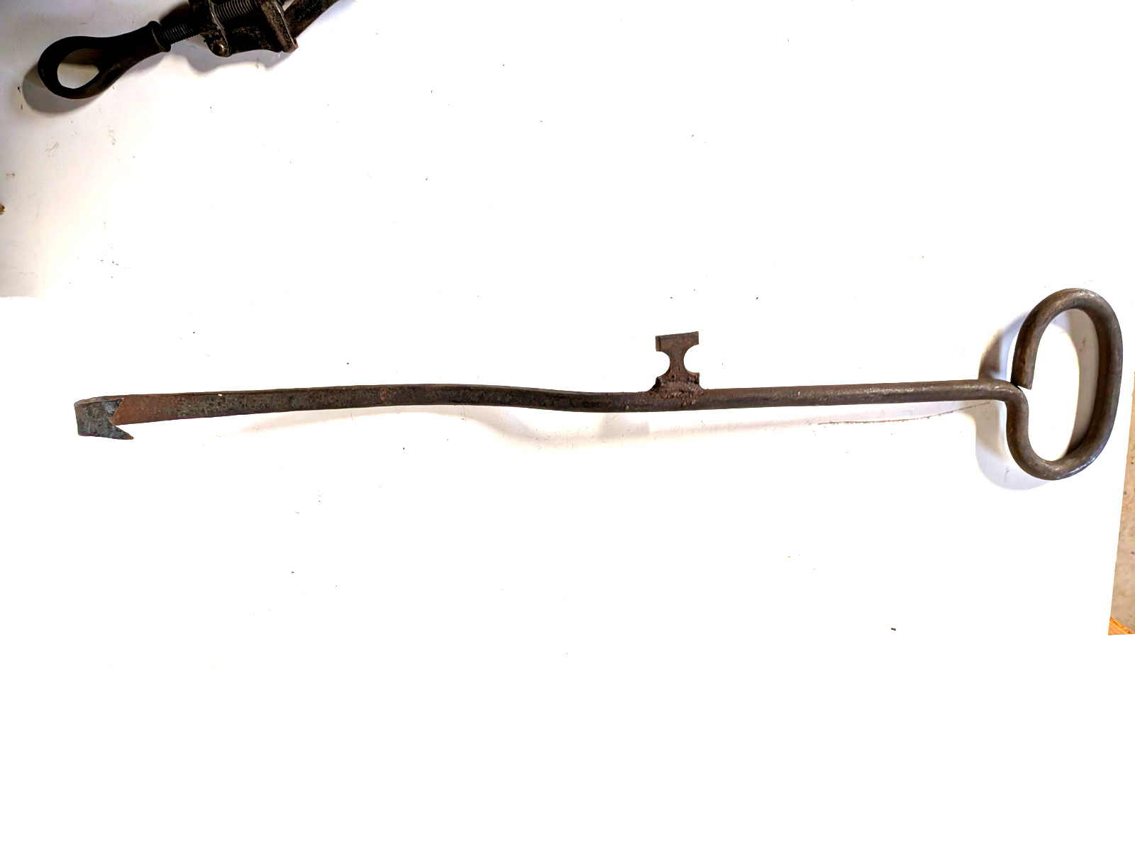 Vintage Blacksmith Hand Forged Grappling Hook Tong 27″ Long RARE