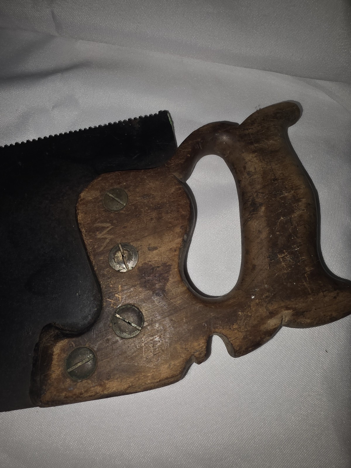 Hand Painted Vtg Hand Saw 26” Warranted Superior Unknown Artist