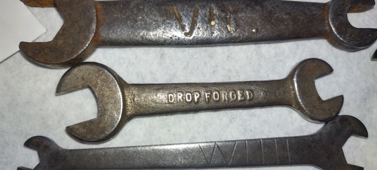 Vintage Wrench Lot –,VH, Simanco, Glenwood + Drop‑Forged
