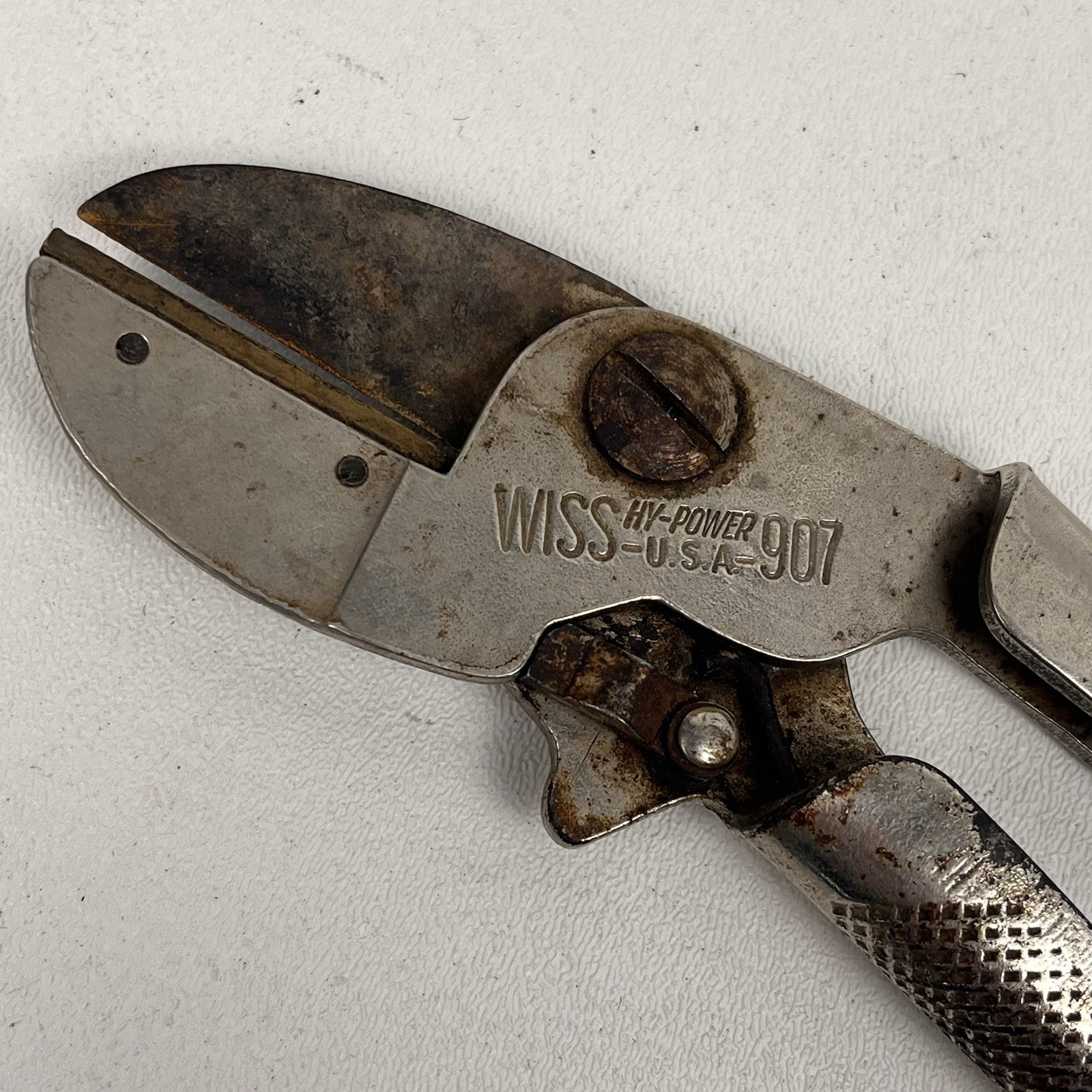 Vintage Wiss Hy-Power No. 907 Hand Pruner Snips Tool Made in USA