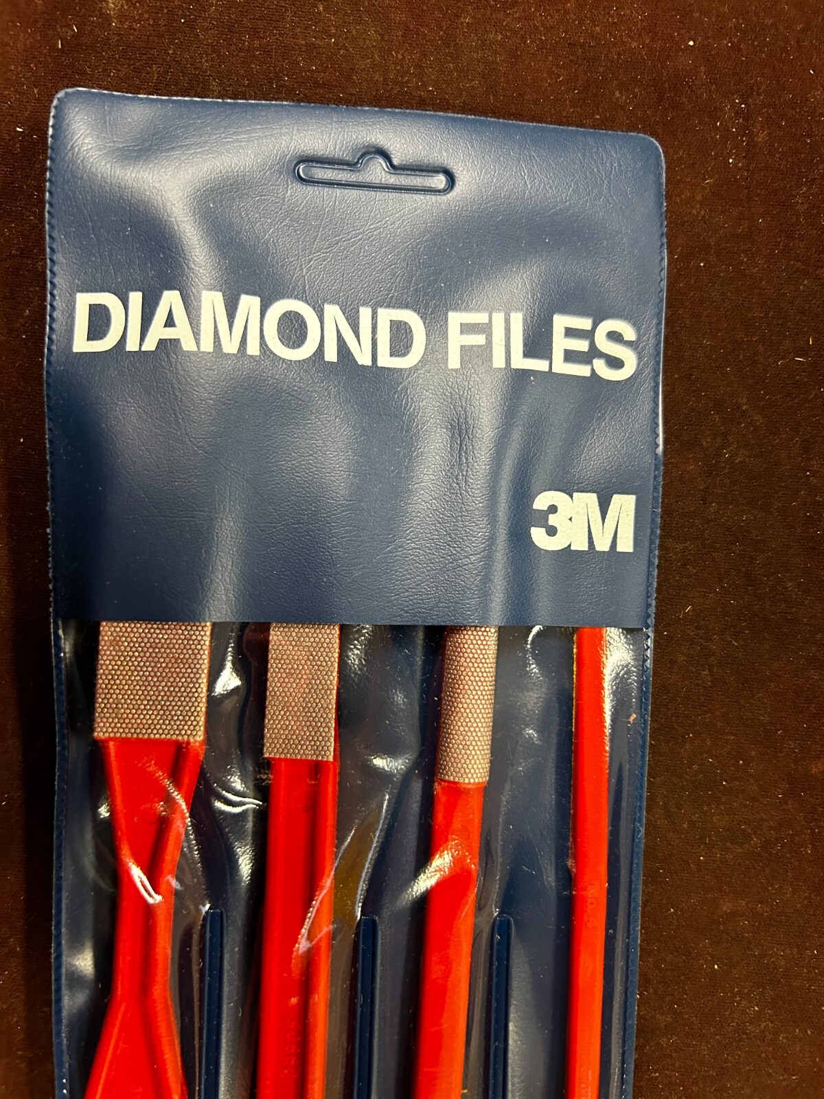 MACHINIST AucStd 3M Flex Diamond H Files Red M74 Mic Set in Wallet 3M601J