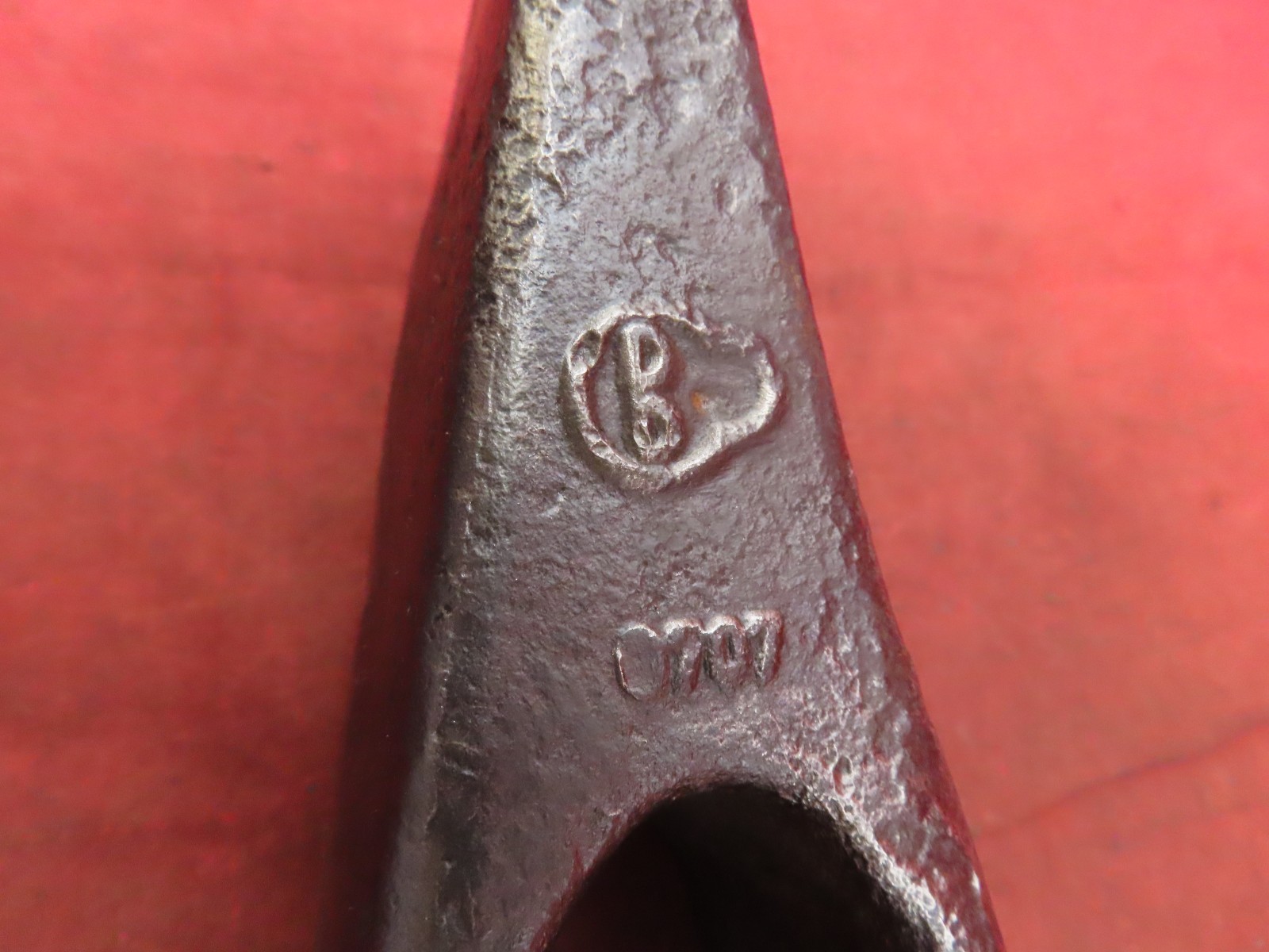 VTG 7 lb 10 Oz INDIA WOOD SPLITTING MAUL AXE HEAD FIREWOOD SPLITTING TOOL C707 8