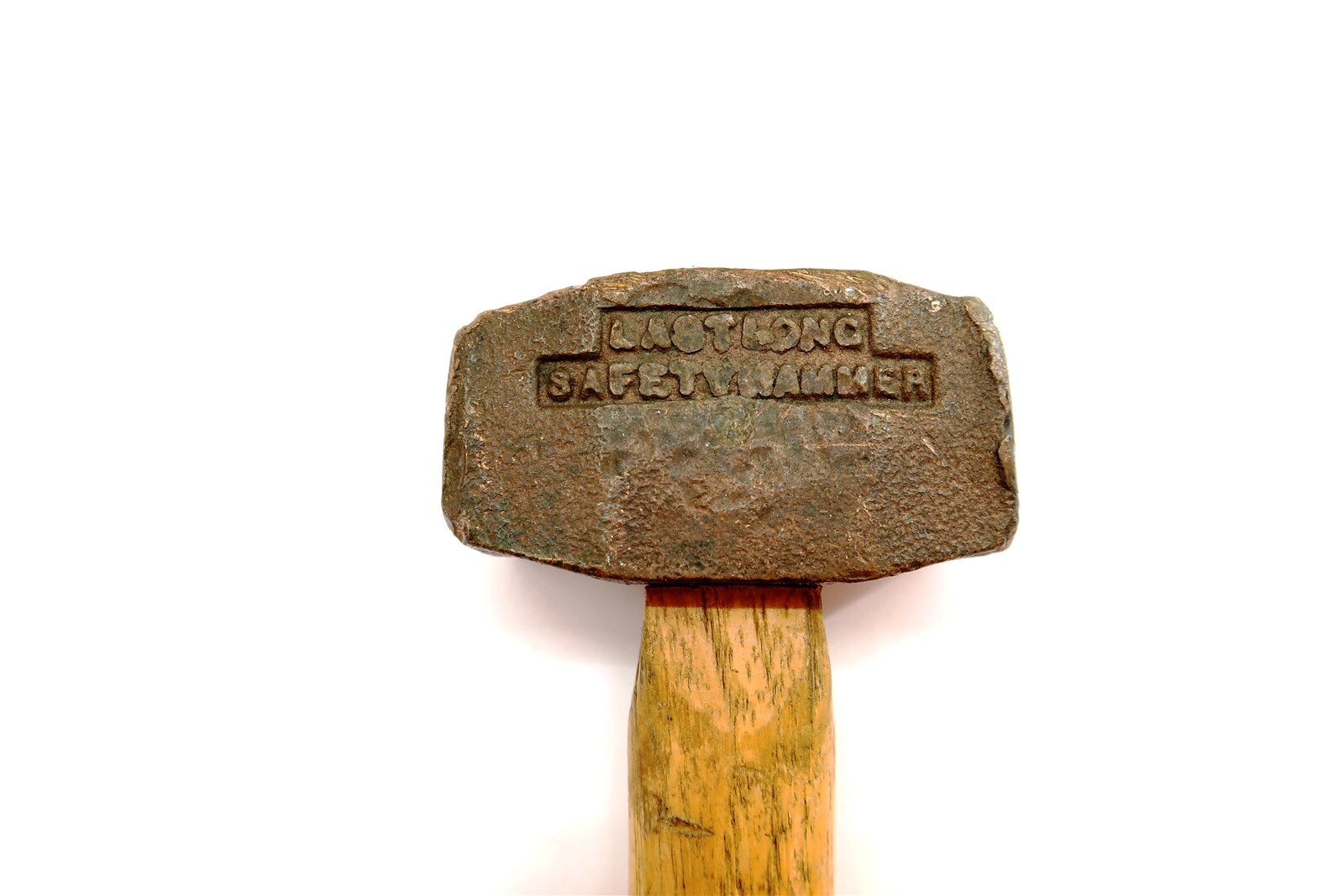 Vintage Last Long Copper Safety Hammer No 2 in Nice Condition 12.25″ Long