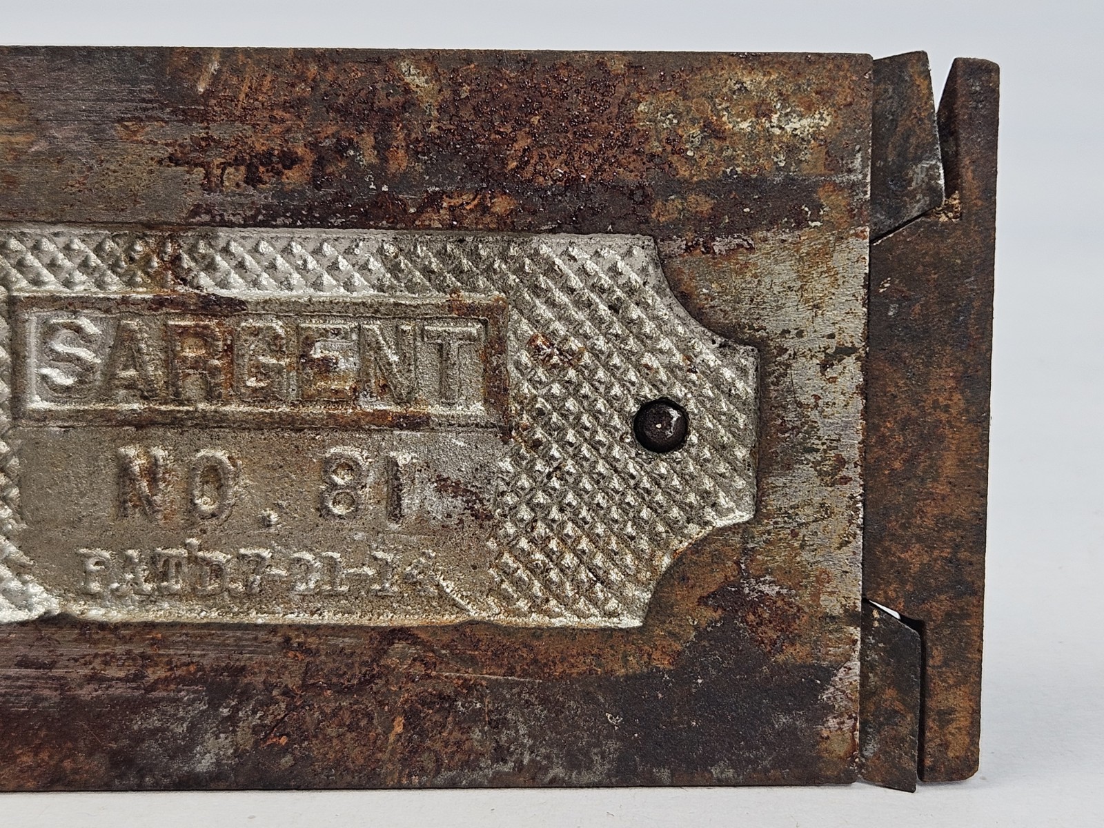 Vintage Sargent Tool Co. No. 81 Double Side Rabbet Plane