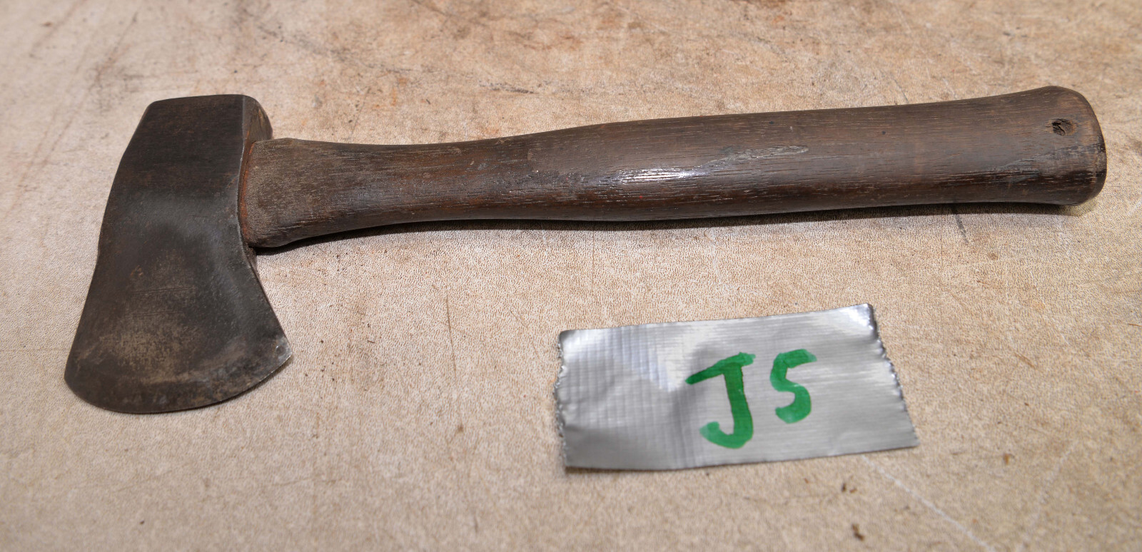 Early Genuine Plumb national pattern throwing axe collectible vintage hatchet J5