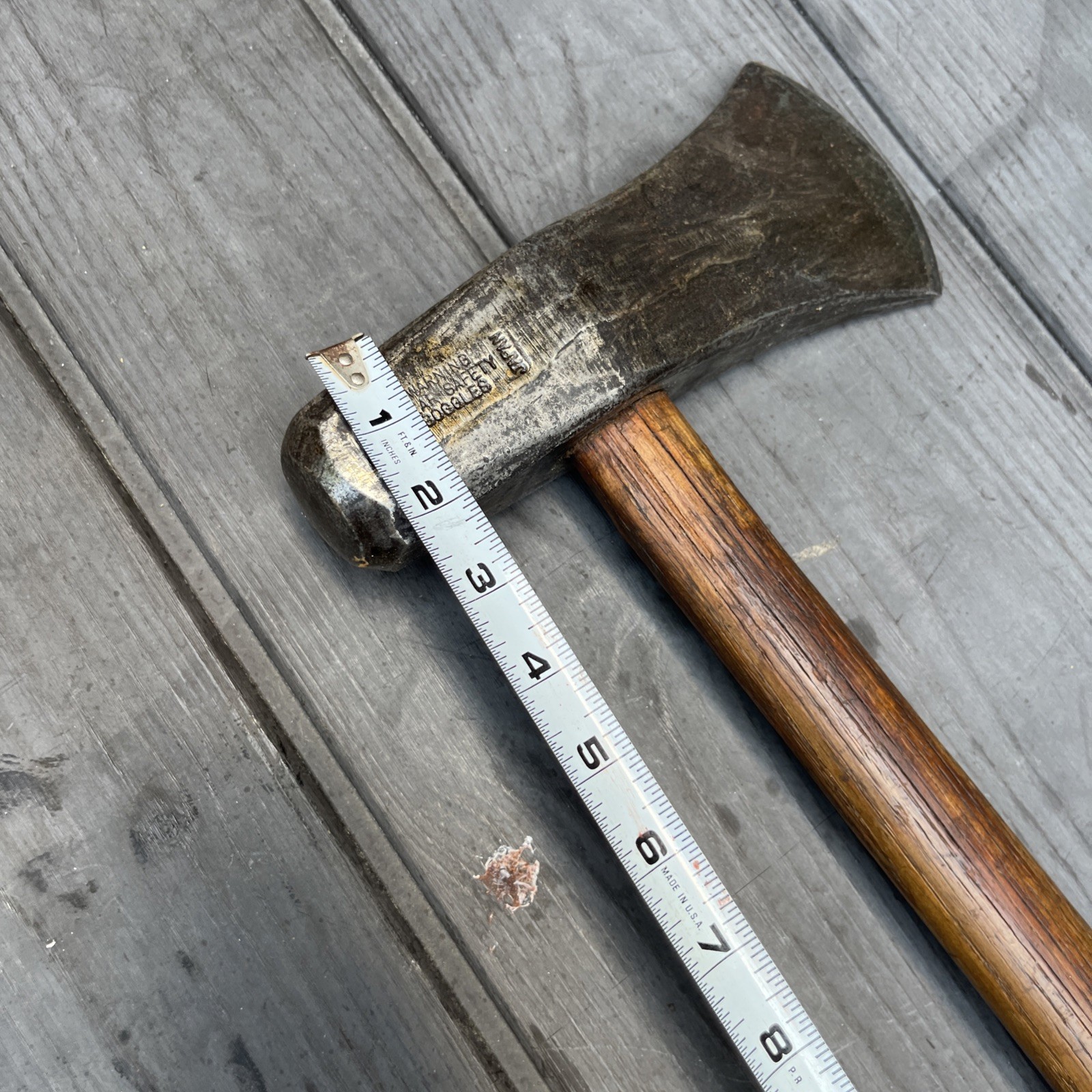 Vintage True Temper 8Lb Wood Splitting Maul Made In Japan