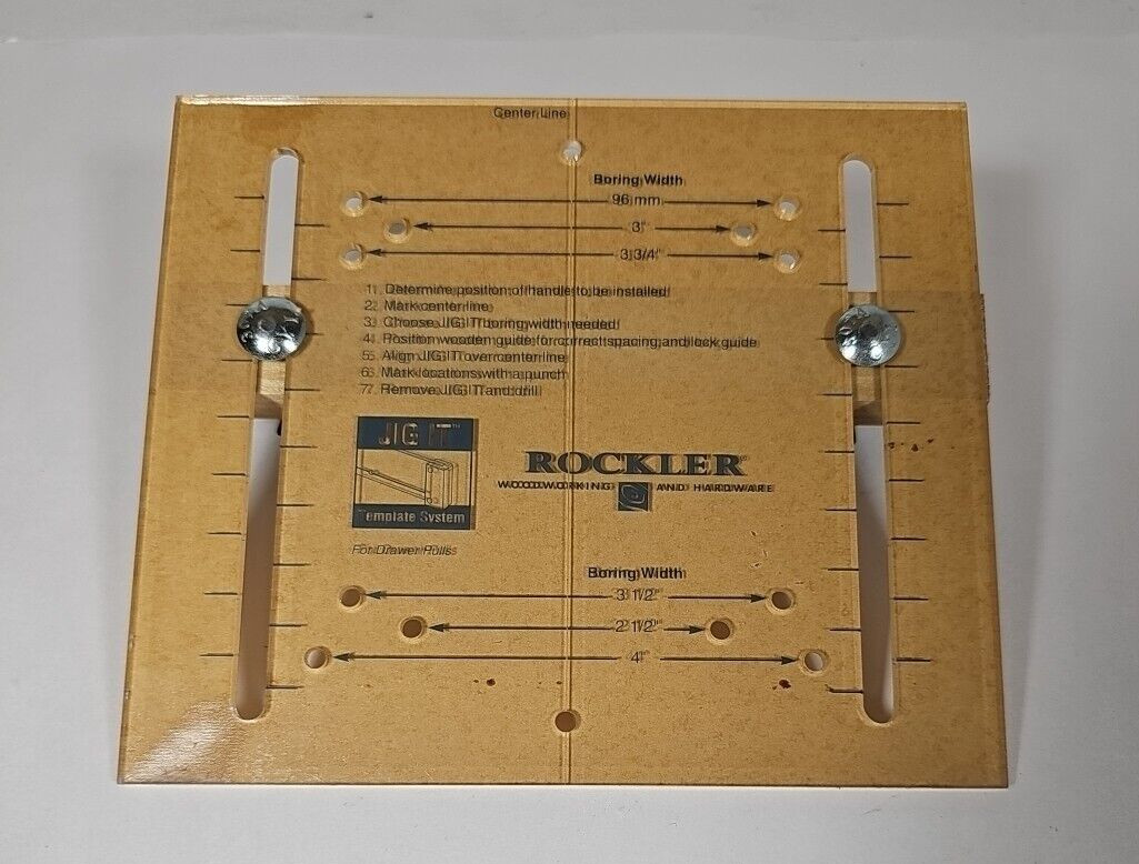 Rockler Drawer Pull JIG IT Template