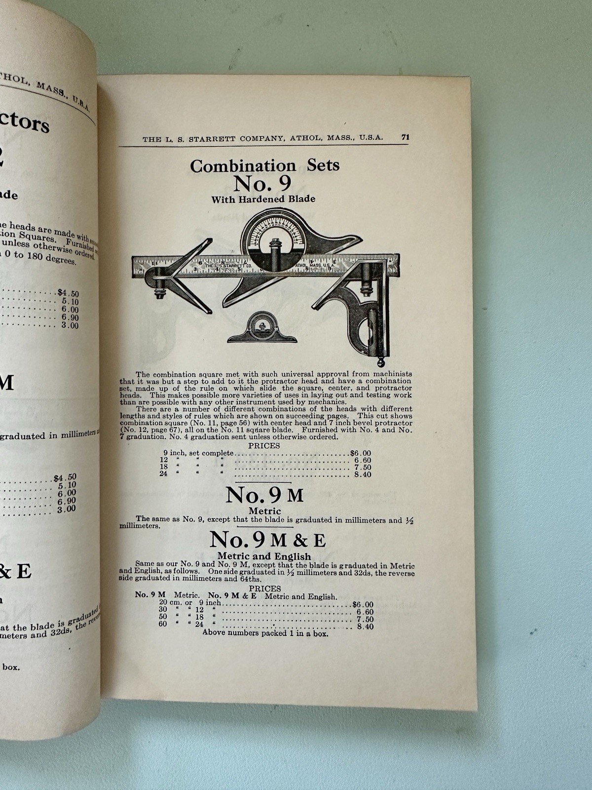 Early 1920s Starrett Tools Trade Catalog #22, Vintage Tools, Ephemera, Rare