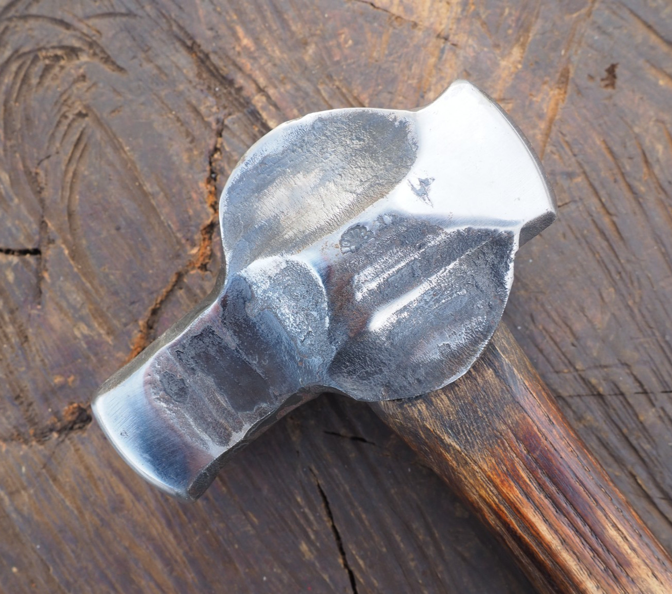 SWEET 3.5LB BLACKSMITH “BRIDGETOWN FORGE” HAMMER DOG HEAD ANVIL KNIFE BLADE SAW