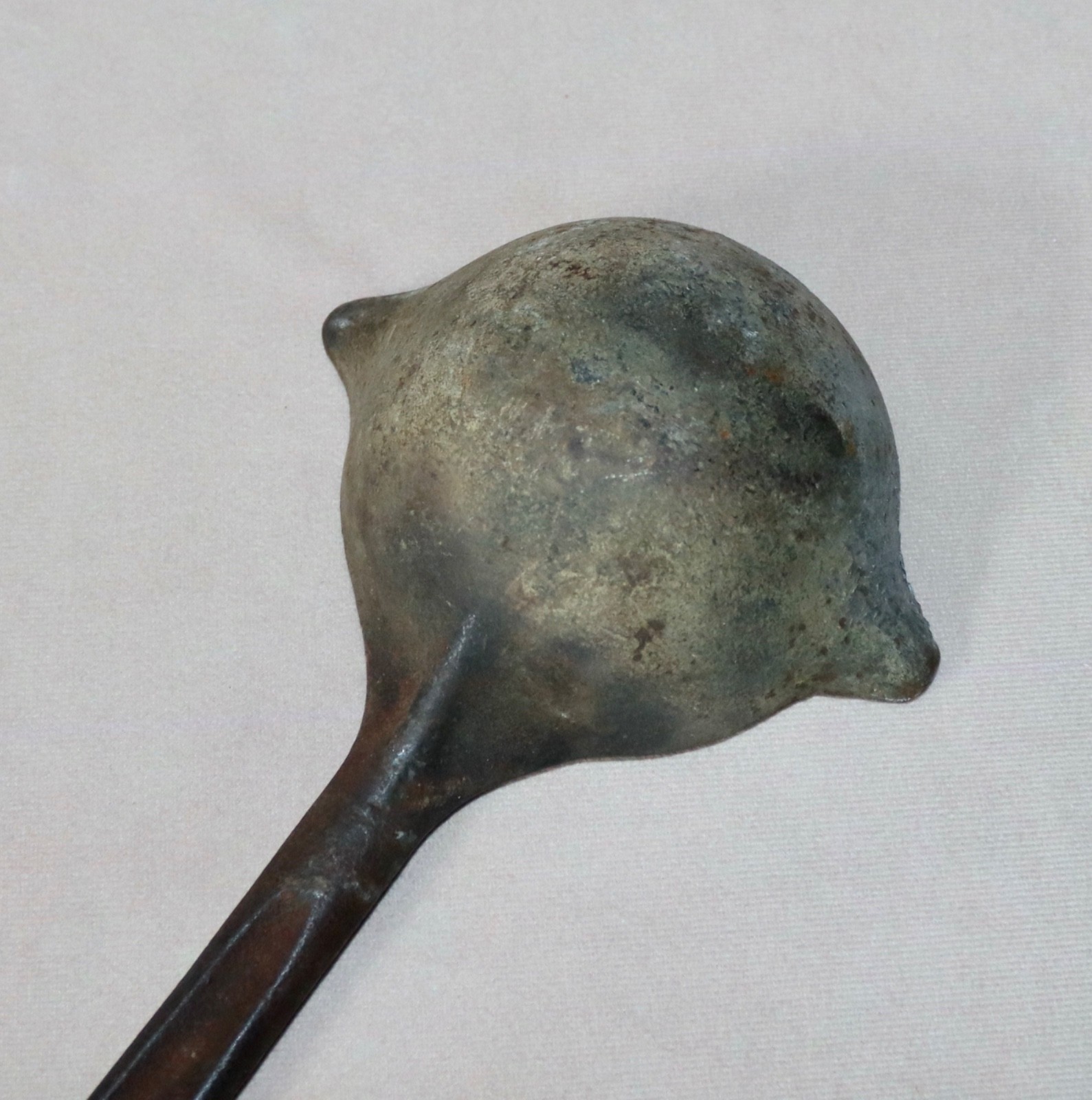 Hollands Erie PA #4 Cast Iron 17” Blacksmith Smelting Ladle ~ Circa 1887 – 1889