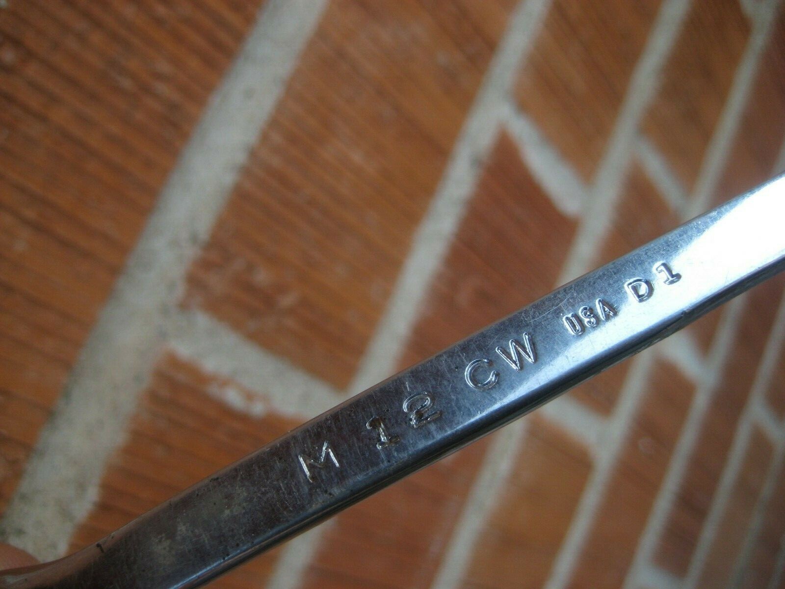 1980s MAC 12mm Metric Combination Wrench M12CW & 12 Pt Full Chrome Polished USA