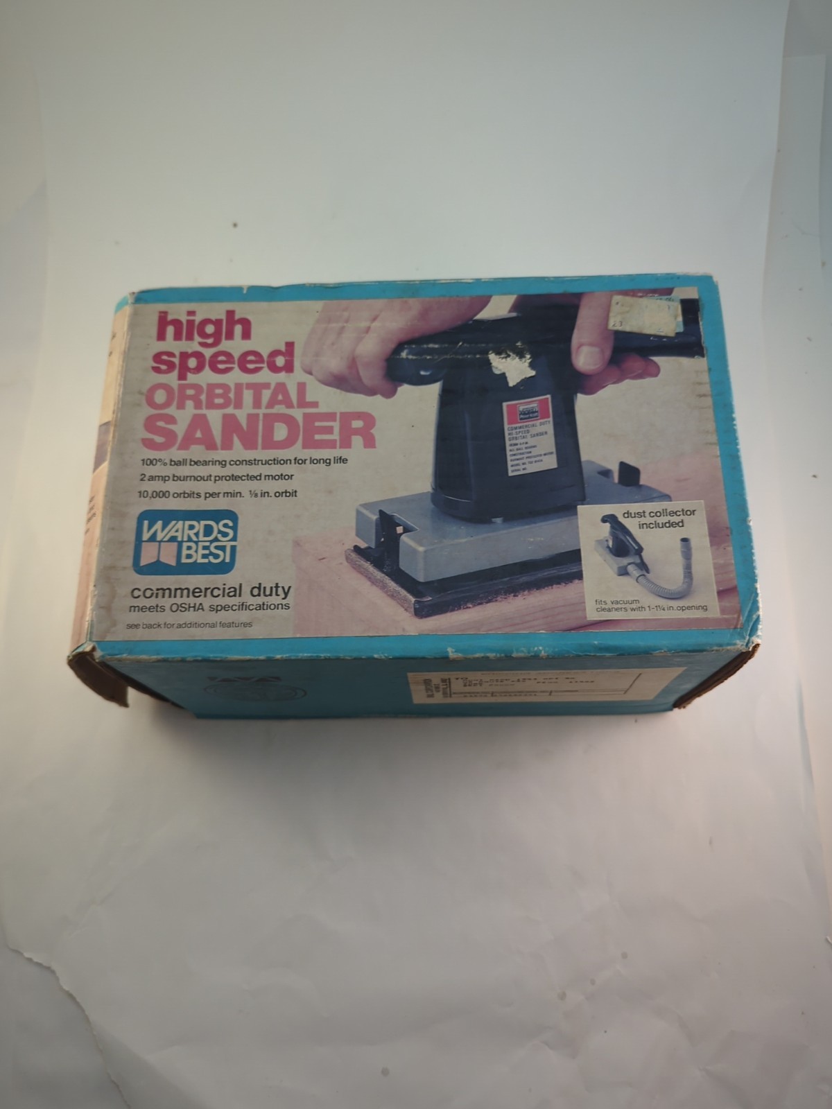Montgomery Ward High Speed Commercial Orbital Sander Powr Kraft Vintage